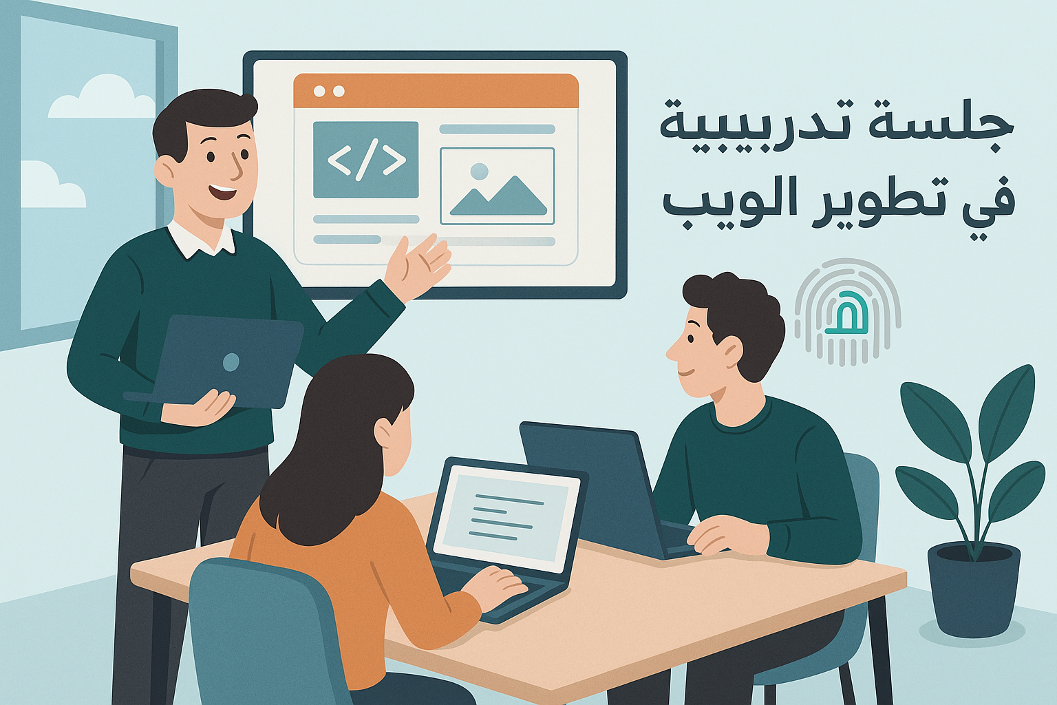 Group Training Session in Web Development